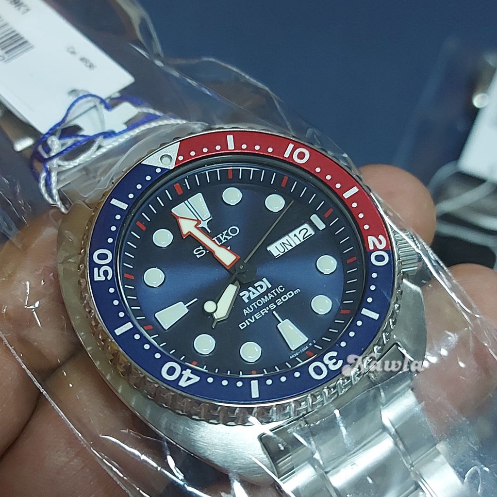 Seiko Prospex SRPE99K1 Turtle PADI Blue Pepsi - Jam Tangan Pria SRPE99