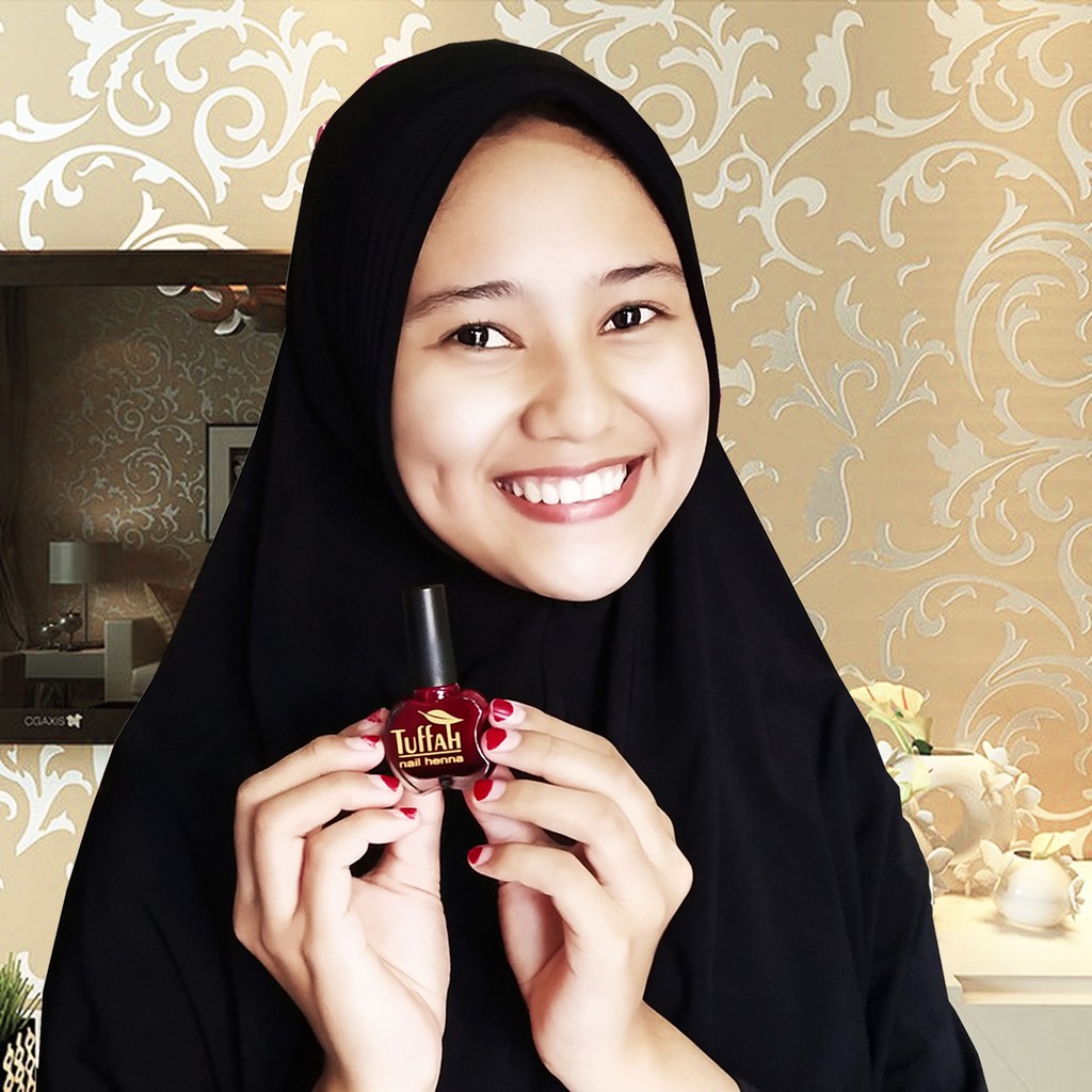 Tuffah Nail Henna Kutek kuku 10ml agen Resmi SAH SHALAT