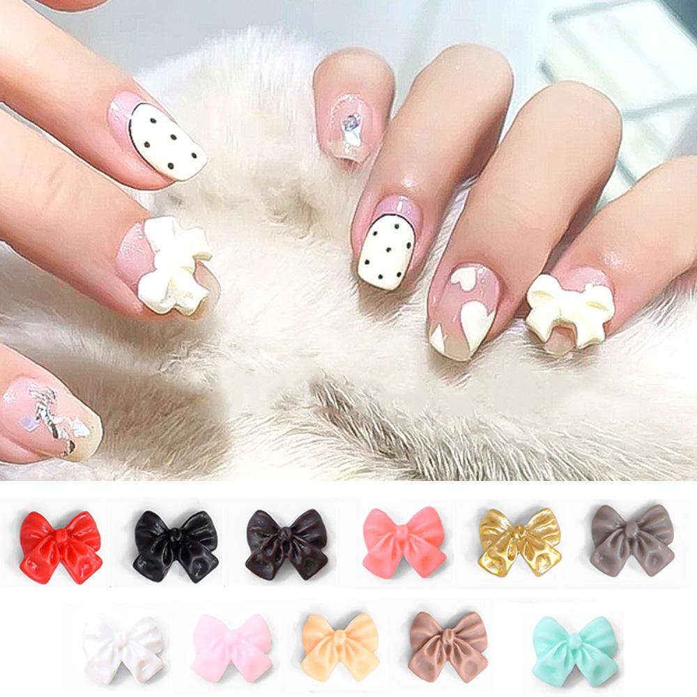 Mxbeauty Hiasan Nail Art Charms 3D DIY Ikatan Simpul Perhiasan Kuku