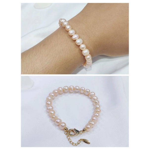 Gelang mutiara asli Gelang full mutiara Gelang mutiara lombok Gelang tangan Mutiara asli Perhiasan m