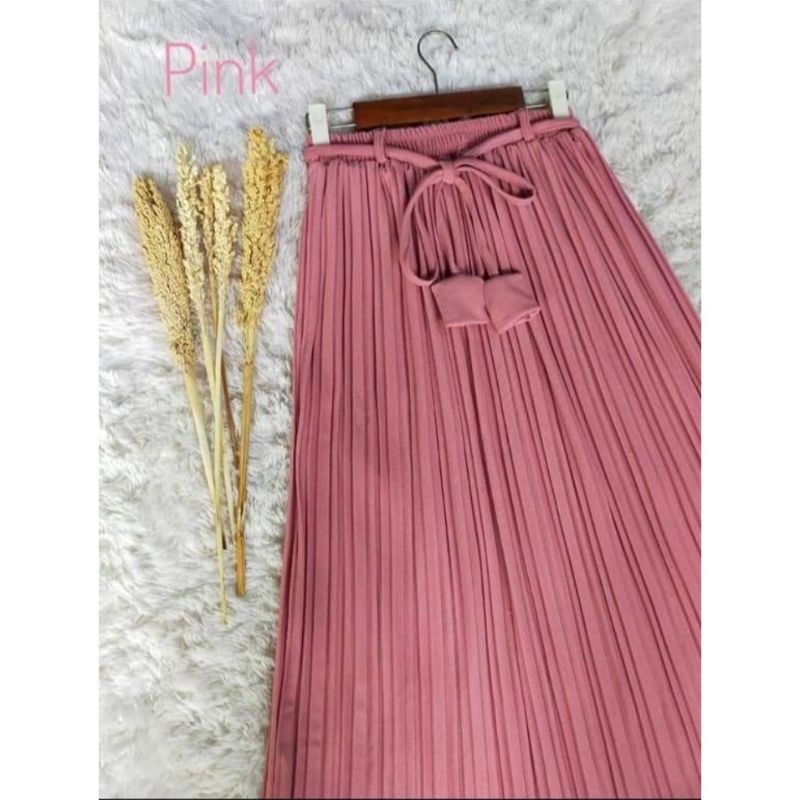 Rok Plisket Super Premium Grade A - Rok Plisket Basic Premium - Rok Plisket Moumbloe Import Premium