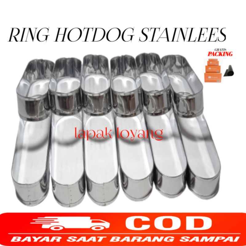 12 pc ring cutter eclair/ring hotdog/ring roti/ring burger uk 8/10/12/13/14/15/16 tinggi 3 cm