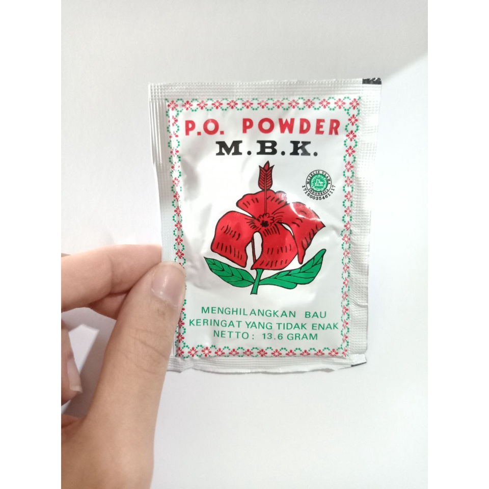 Bedak MBK Sachet Putih Silver 15g