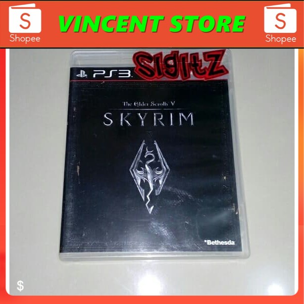 PRODUK ORIGINAL bd ps3 kaset skyrim