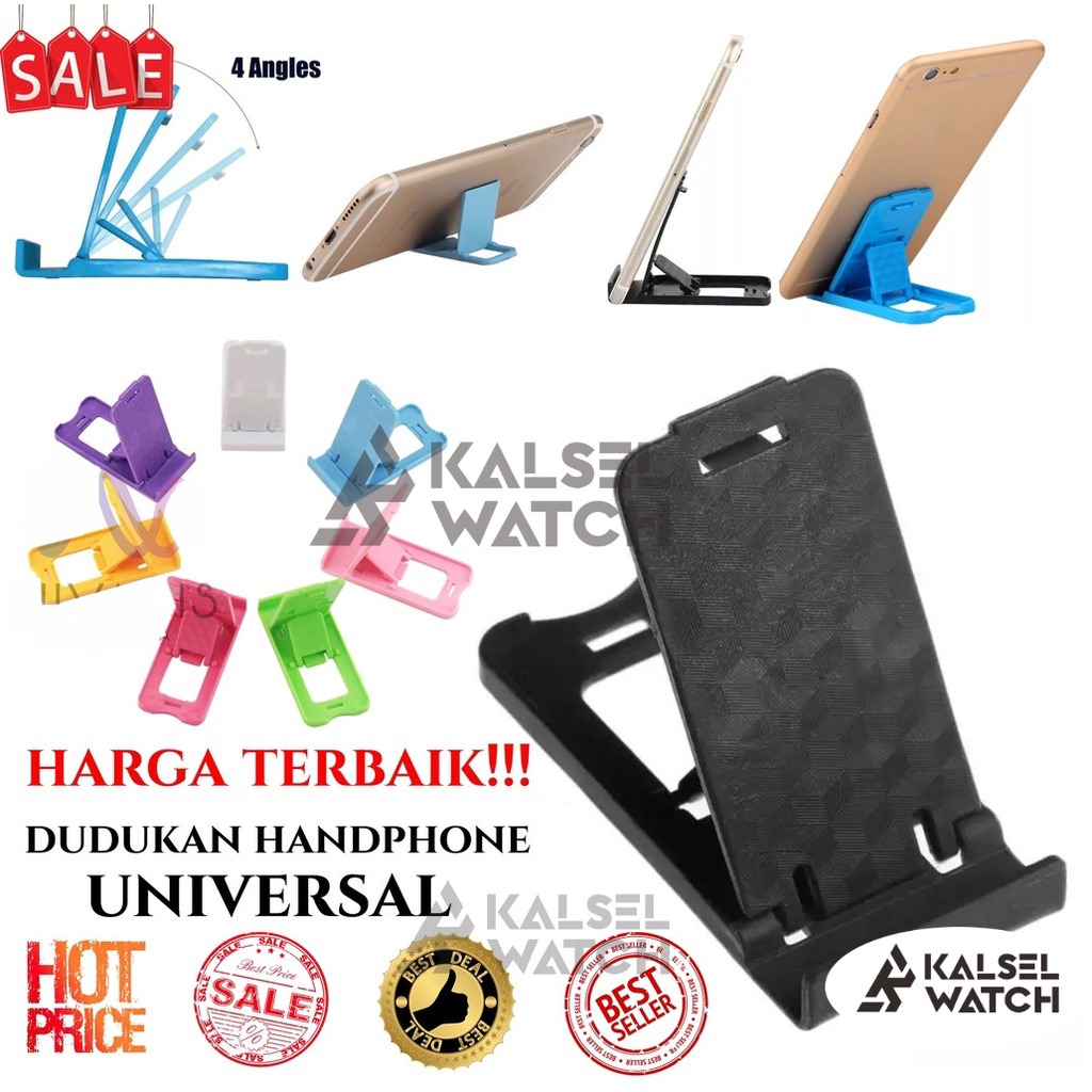 STAND HP TABLET IPAD / HOLDER UNIVERSAL / DUDUKAN HP / DUDUKAN HANDPHONE LIPAT / DUDUKAN STAND HOLDER FOLDER TEMPAT DUDUK PENYANGGA SANDARAN PENDIRI HP MEJA SANDARAN PENYANGGA HP TABLET LIPAT FOLDING HAPE HAFE LAPTOP HP13