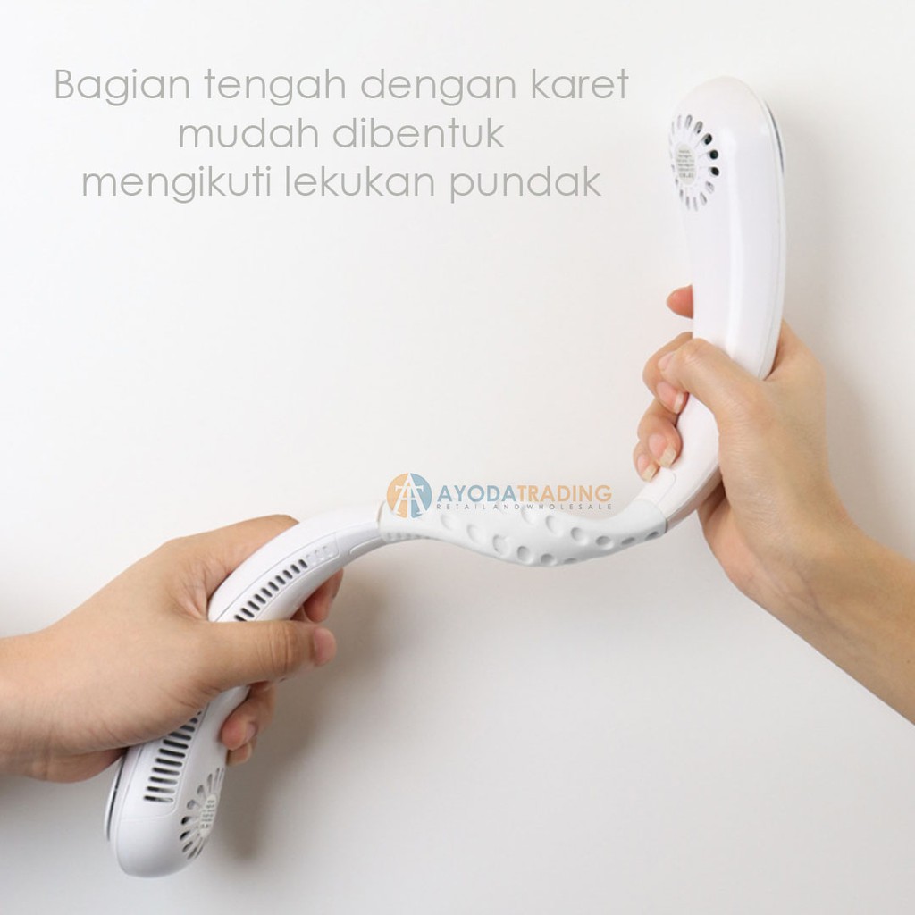 Kipas Angin Leher USB Hanging Neck Fan APD
