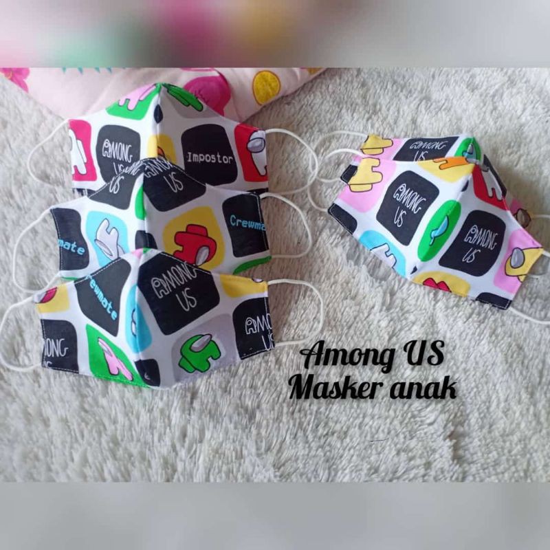 Masker anak Among Us
