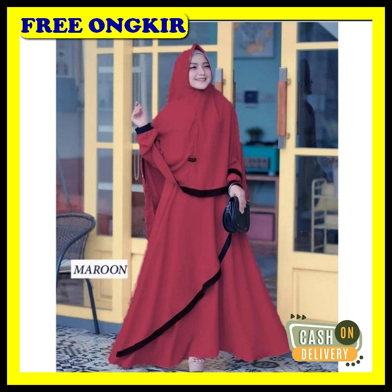 Gmis Muslimah Polos Baju Lebaran Gsmis Lebaran Sarii Gamis Wanita Terb Marinka Syari / Baju Gamis