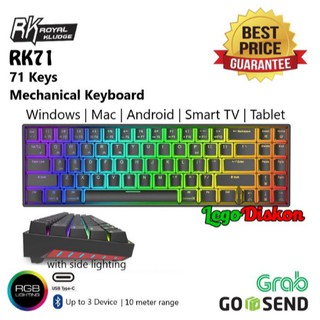 WIRELESS MECHANICAL KEYBOARD ROYAL KLUDGE RK71 RGB