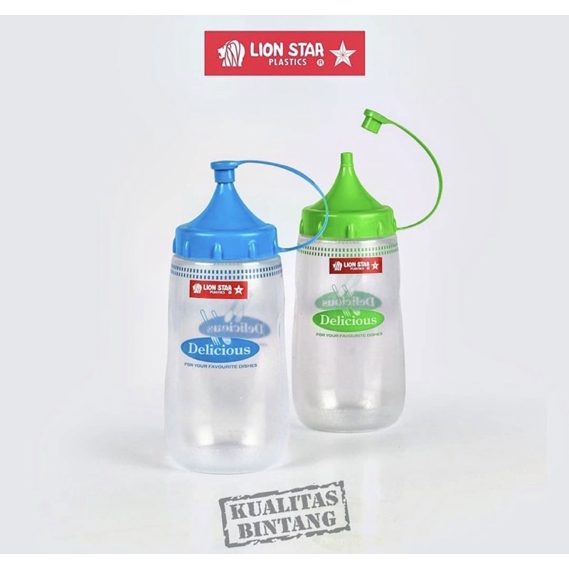 BOTOL SAUS / BOTOL KECAP LION STAR TS-49 300 ML | TS-50 425 ML | TS-53 600 ML BISTRO SAUCE KEEPER