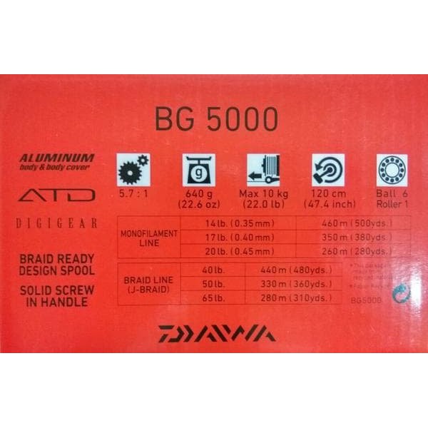 Reel Daiwa BG 5000