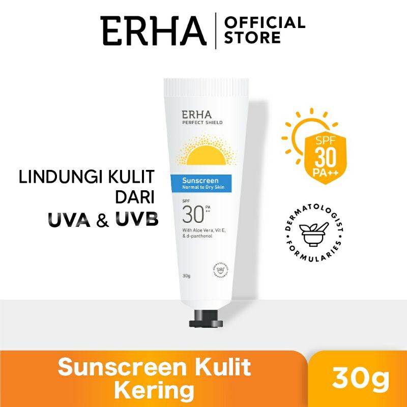 ERHA Perfect Shield Normal to Dry Skin SPF30/PA++ - Sunscreen Kulit Kering ~ ORIGINAL 100%