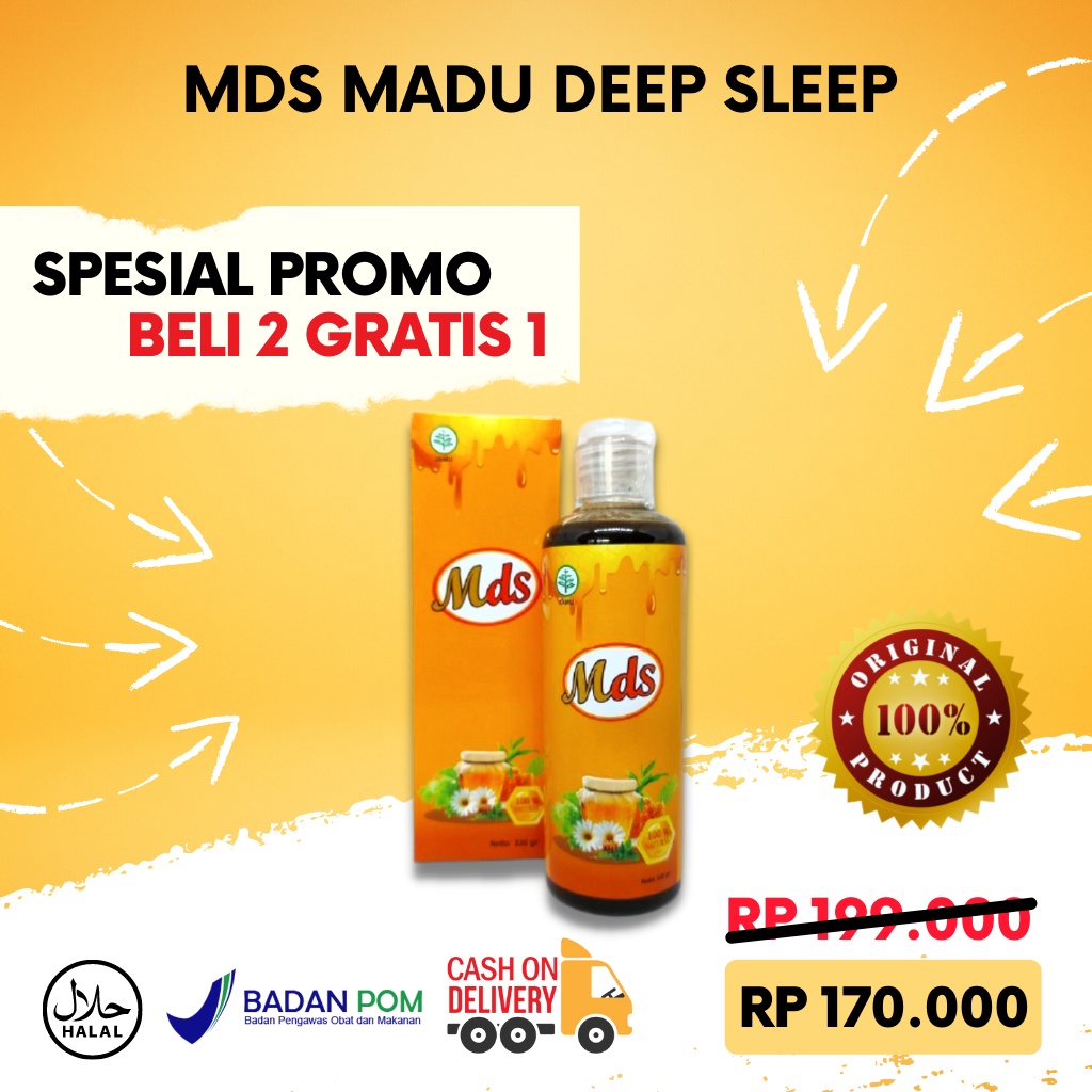 MADU DEEP SLEEP (MDS) HERBAL ALAMI ATASI SUSAH TIDUR INSOMNIA TERLARIS - DEEP SLEEP