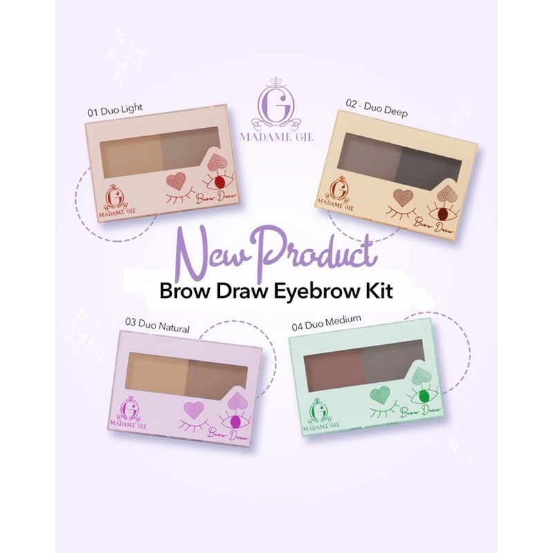 MADAME GIE BROW DRAW KIT (UNTUK EYEBROW)