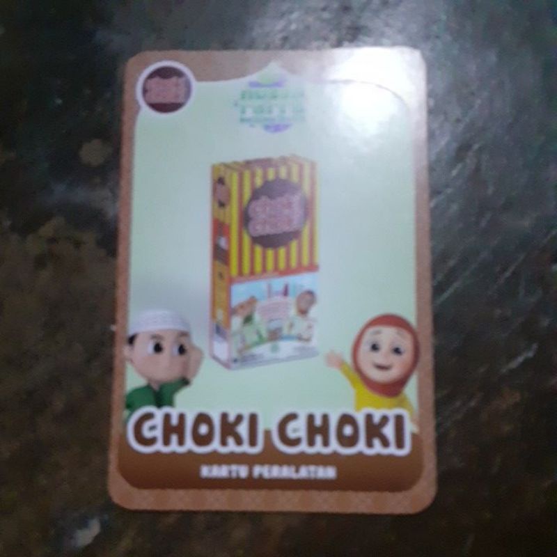 Kartu Choki Choki Nussa & Rarra