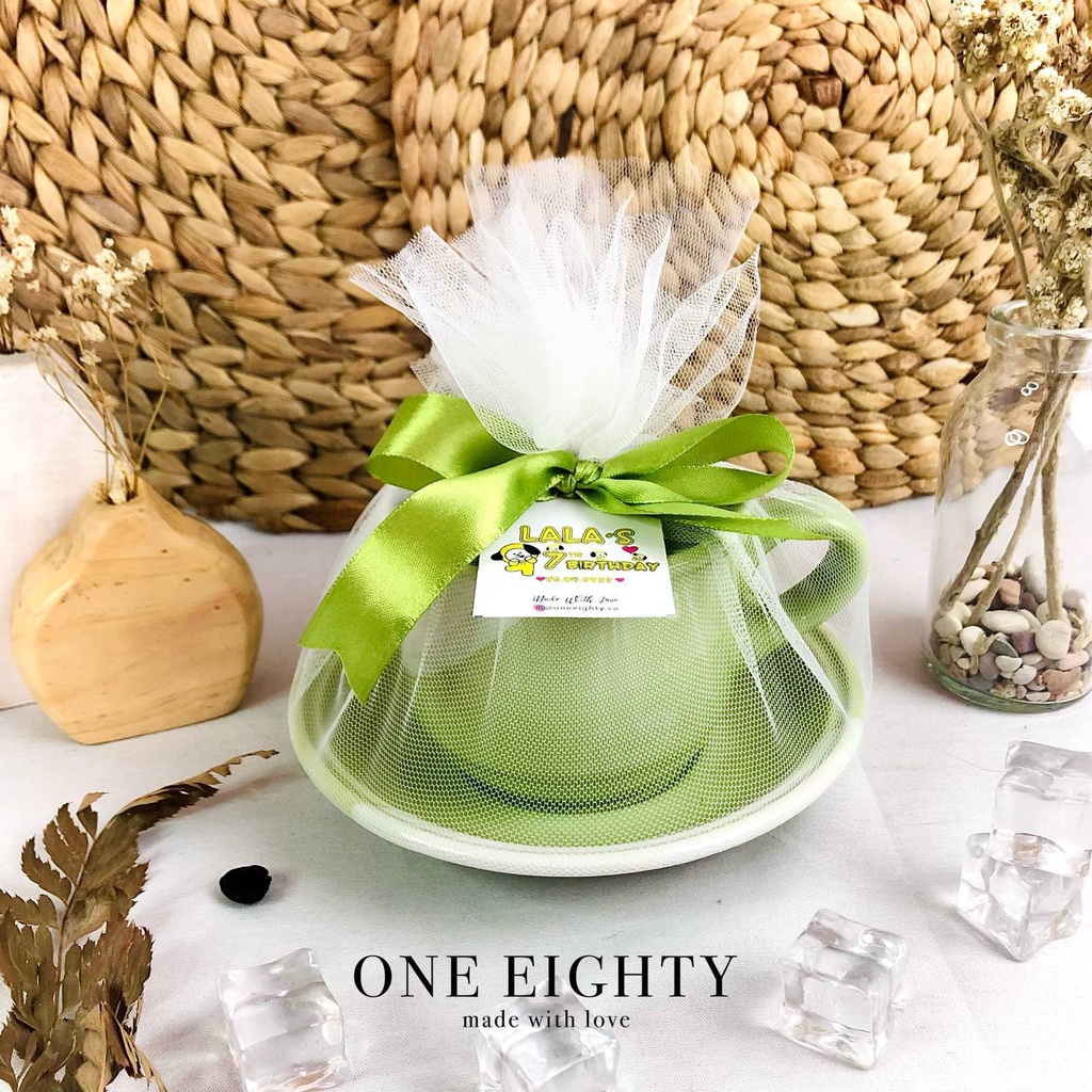 Set Souvenir Mug Cangkir Mangkok Keramik Twotone Kemas Tile Pita Souvenir Pernikahan Bridesmaid Khit