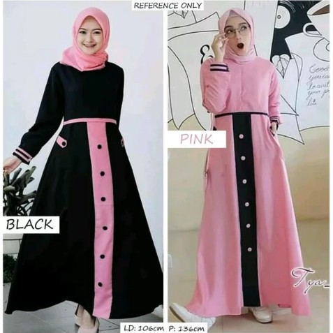 Baju muslim wanita TYA DRESS muslimah Busana muslim wanita Gamis remaja