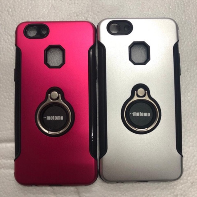 HARDCASE MOTOMO + IRING OPPO IPHONE