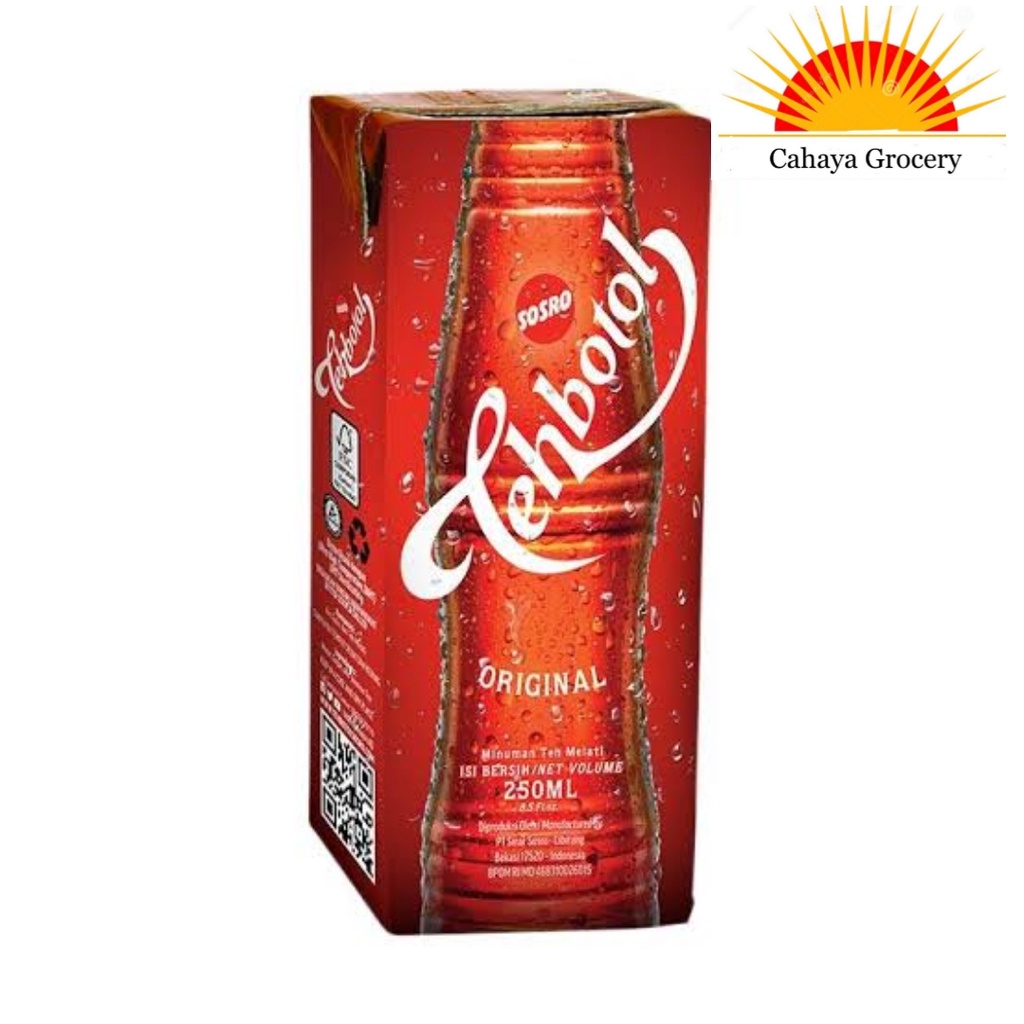 

Teh Botol Sosro Kotak Original 250 ml X 24 Botol