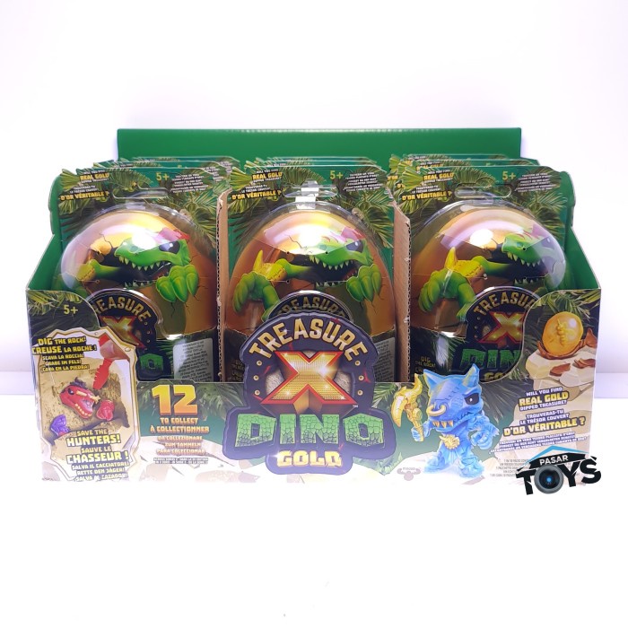 Mainan Telur Dinosaurus Berisi Harta Karun Emas untuk Anak