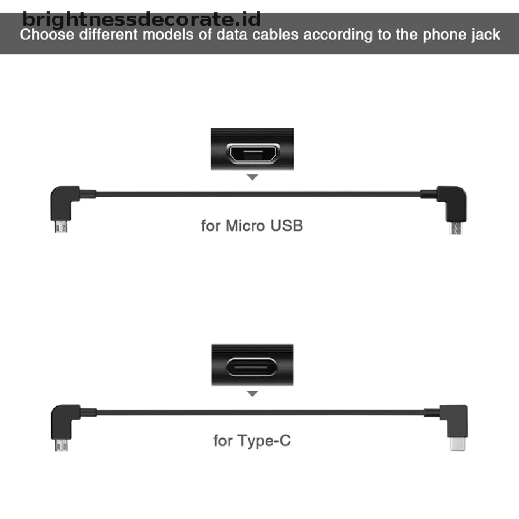 Kabel Data Otg Micro Usb Tipe c Untuk Dji Mavic Mini Pro Air Spark