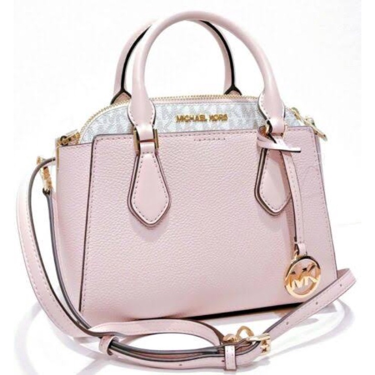 MICHAEL KORS MK DARIA SMALL 2IN1 SATCHEL POWDER BLUSH