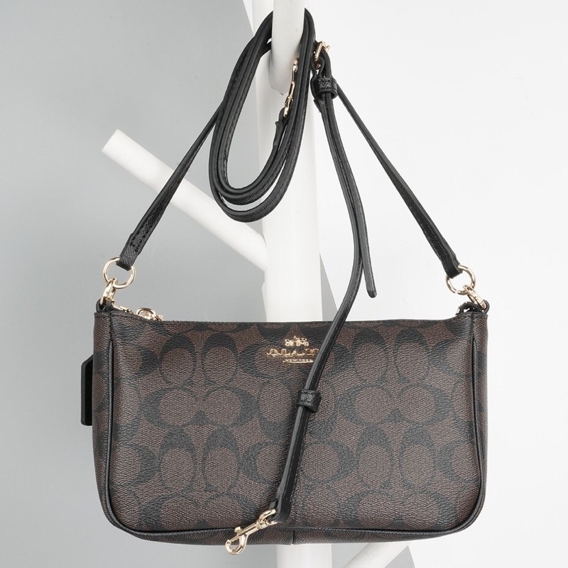 36674 COACH Bahan Kanvas Wanita Tas Bahu Tas Messenger