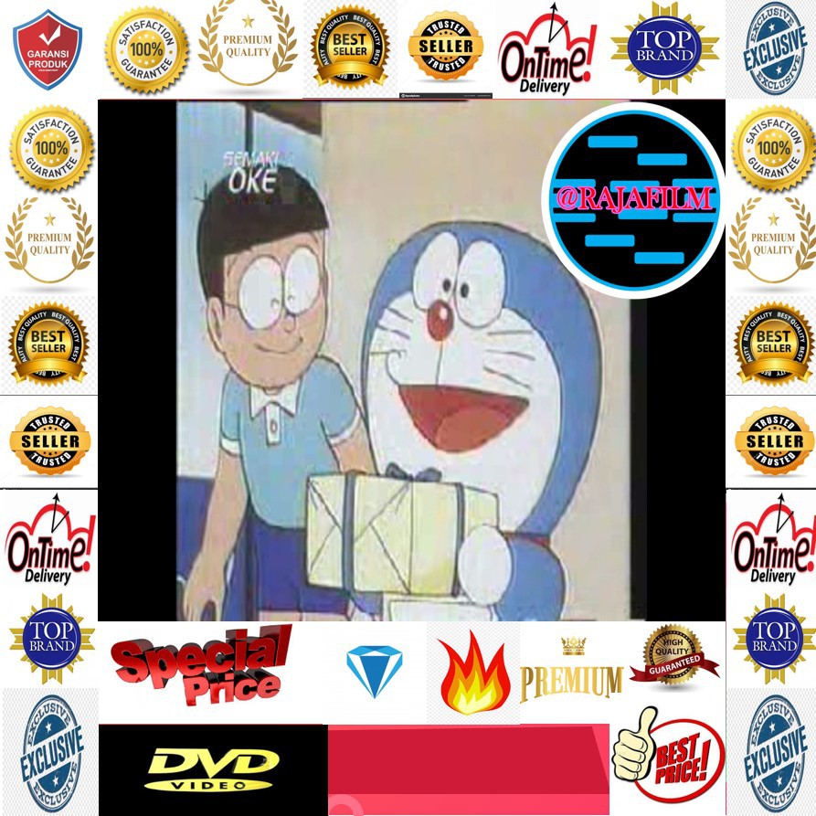 Kaset CD DVD Film Anime Doraemon Terlengkap Berkulitas