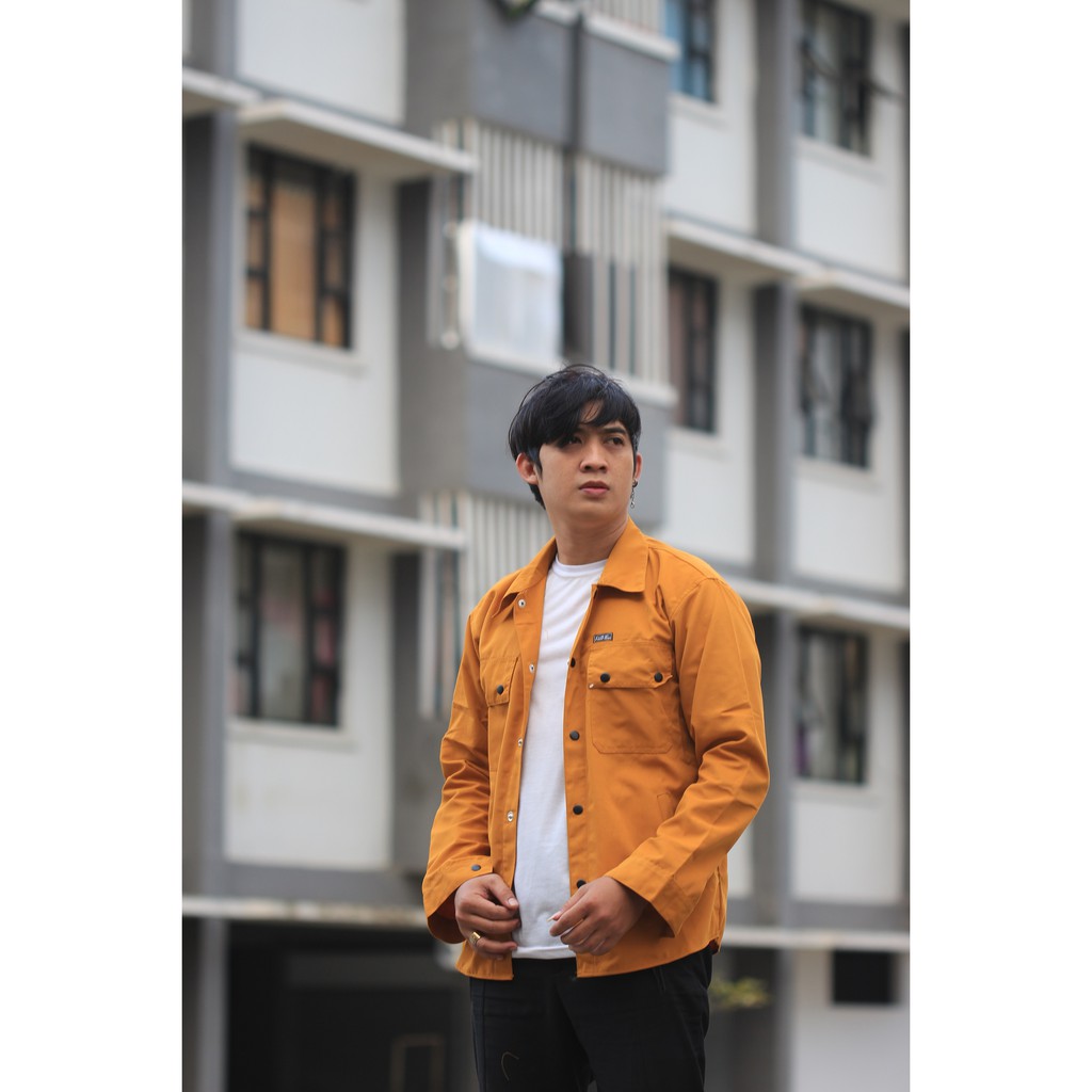 (Bisa COD) Jaket Semi Parka Kanvas TR//Trucker Canvas//Jaket Kanvas//Jacket Canvas-3