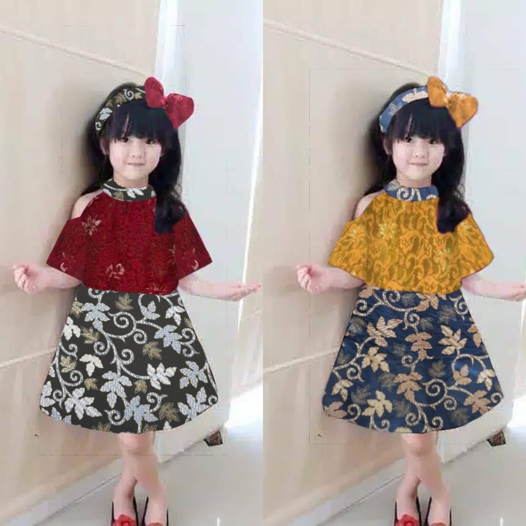 Dress Febiola Kid Batik K14