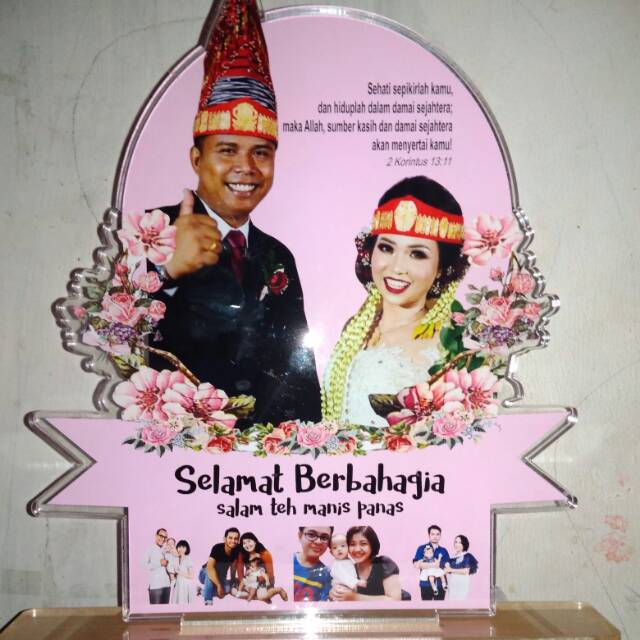 

Plakat wedding acrilic