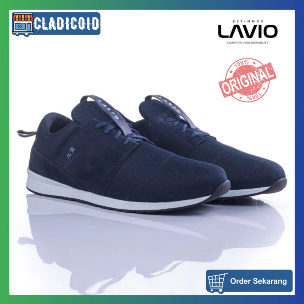 Sepatu Sneakers Casual Running Model Sporty Santai Stylish Lavio Genki Original Sepatu Pria Terbaru