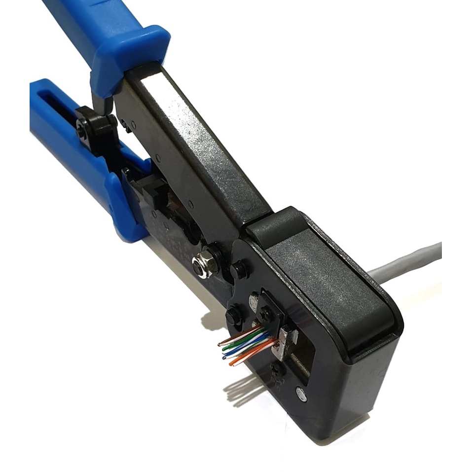 Tang Crimping Tools RJ45 Cat5 Cat6 Anti Gagal include 1 Box Konektor RJ45 Cat5 VORICOM