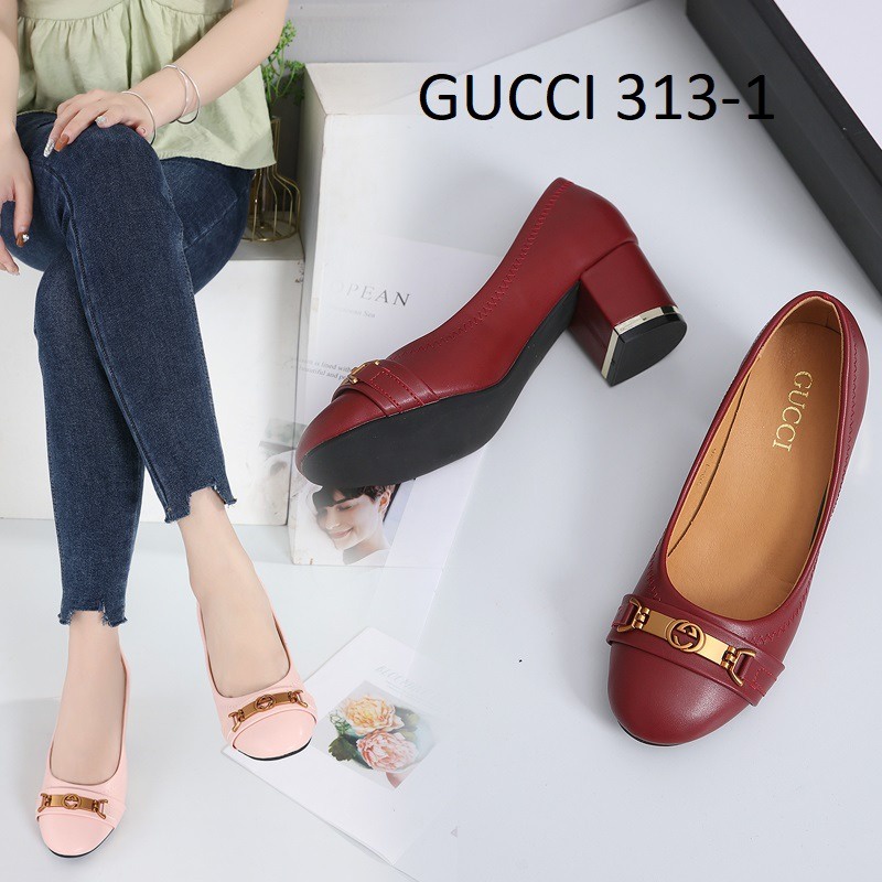 SEPATU KERJA HEELS PLATFORM SHOES 313-1