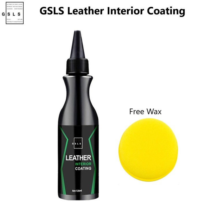 GSLS Leather Interior Coating Cleaner Pembersih Kulit Jok Dashboard Panel Mobil