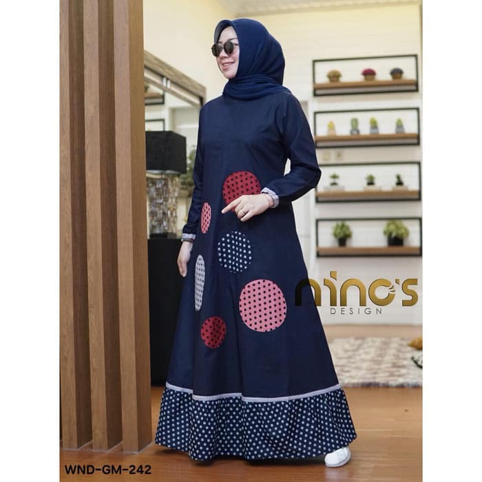 New gamis ninos motif bulet