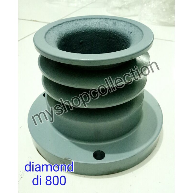 poli 3 jalur mesin diamond di 800 di 900ASLI/ pulley mesin diesel DI 800