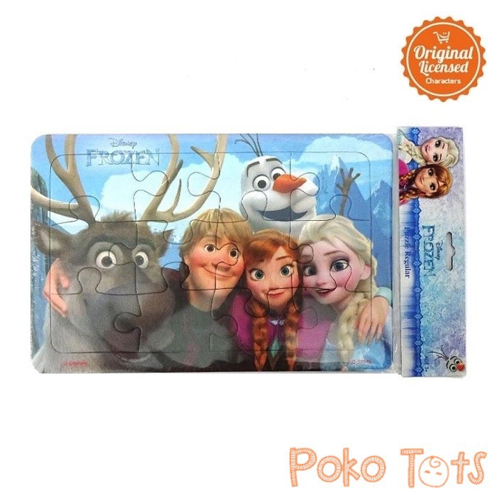 Happy Toon Puzzle Frozen 24pcs Disney Original License Elsa Anna-All Characters