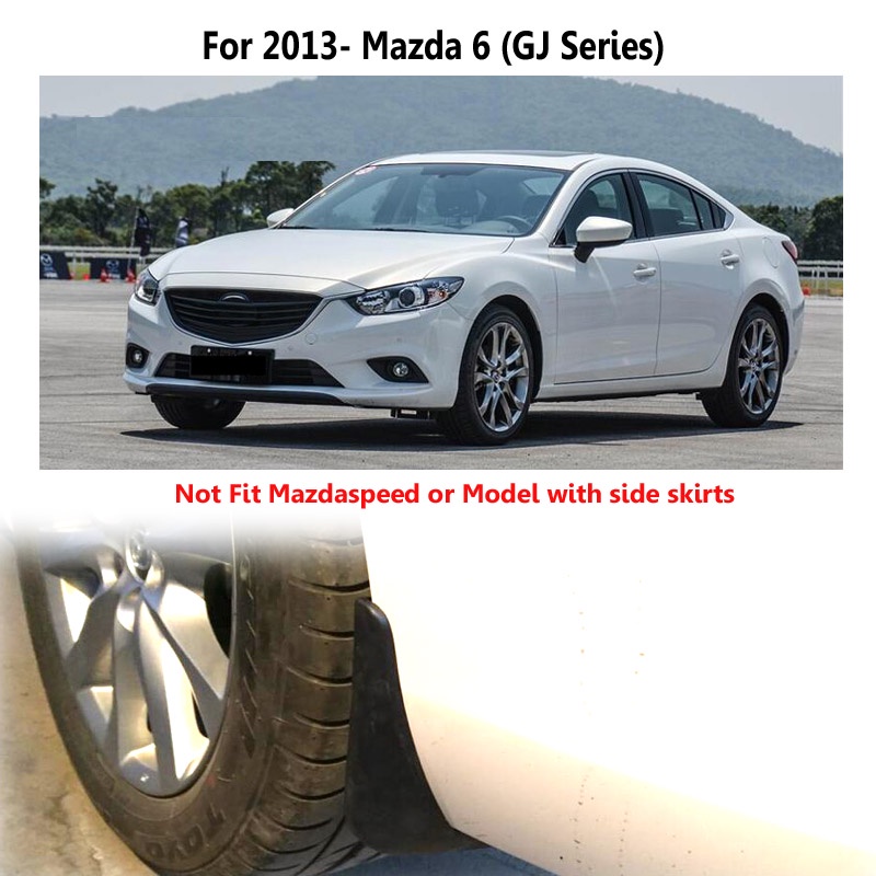 1 Set Mud Flap Pelindung Splash Untuk Mazda 6 GJ GL Atenza 2013-2017 2018 2019 2020 2021 Fender