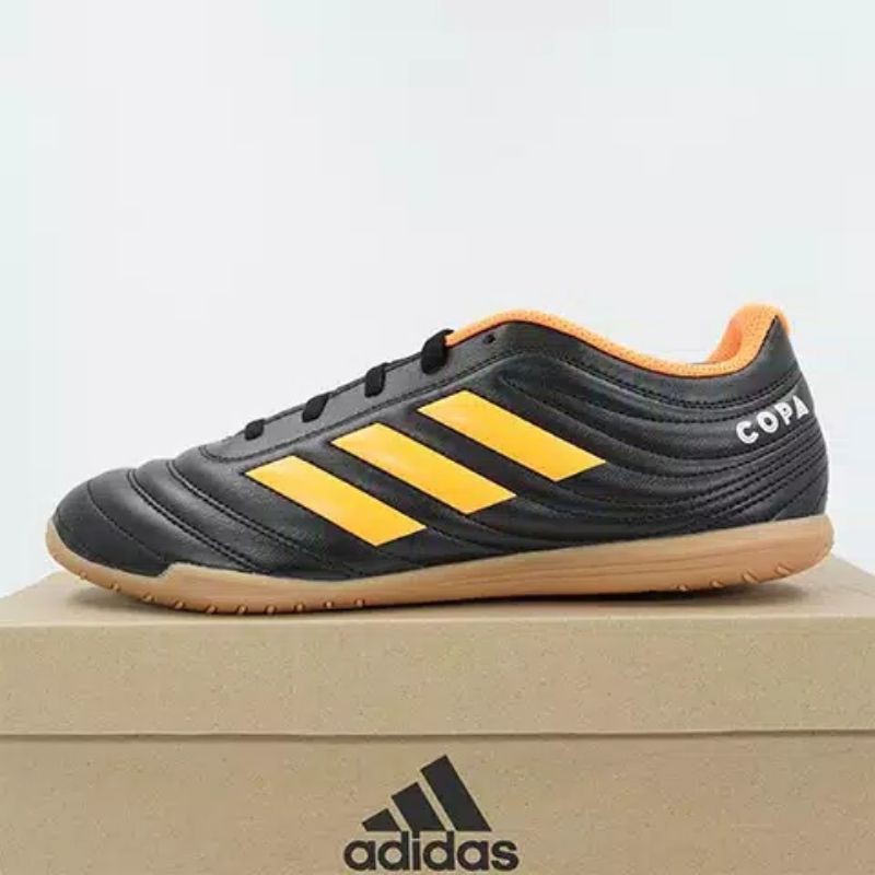 Promo Sepatu Futsal Adidas Copa 20.4 IN Core Black Orange EH1852 Original BNIB