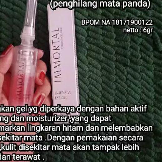 ✶ immortal intensive eye gel ♠
