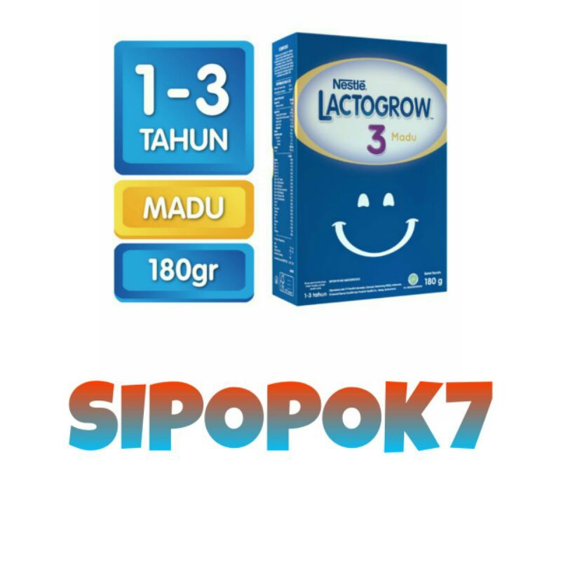 lactogrow 3 madu 180gr 180 gr