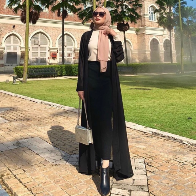 OUTER PANJANG TERMURAH MILANO / LONG OUTER HIJAB / LONG OUTER SIFON / CARDIGAN PANJANG TERMURAH