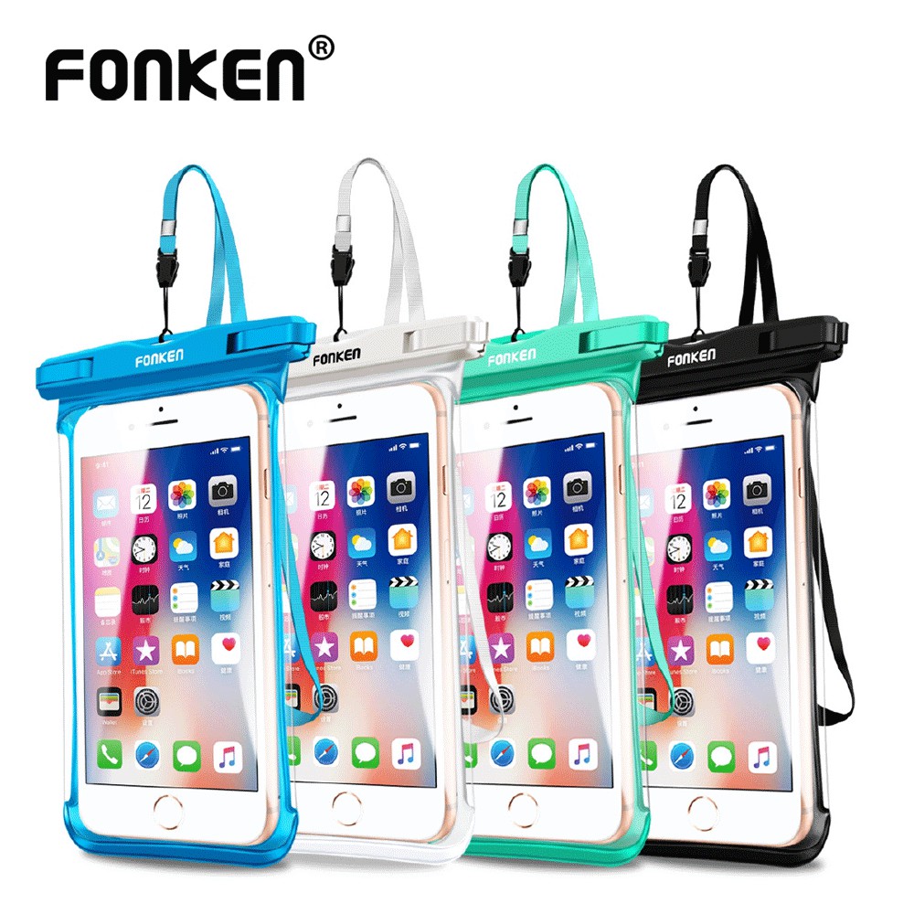 

FONKEN Tas Anti Air Universal Waterproof Case Full View Bag Transparent For All Models Phone Pouch