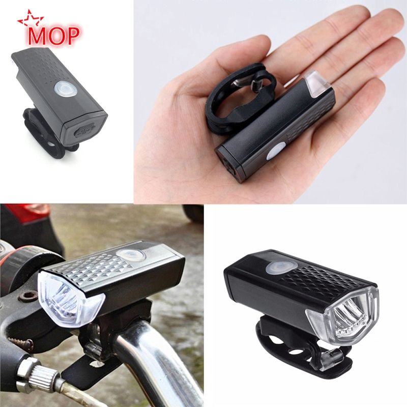 usb rechargeable front bike light