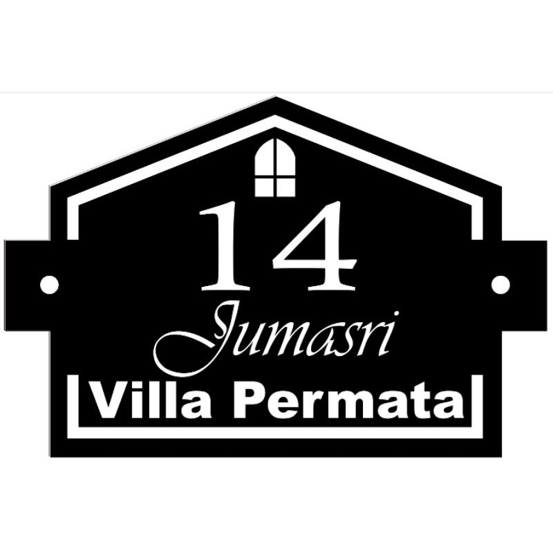 

No Rumah Acrylic 30×20 NR-07