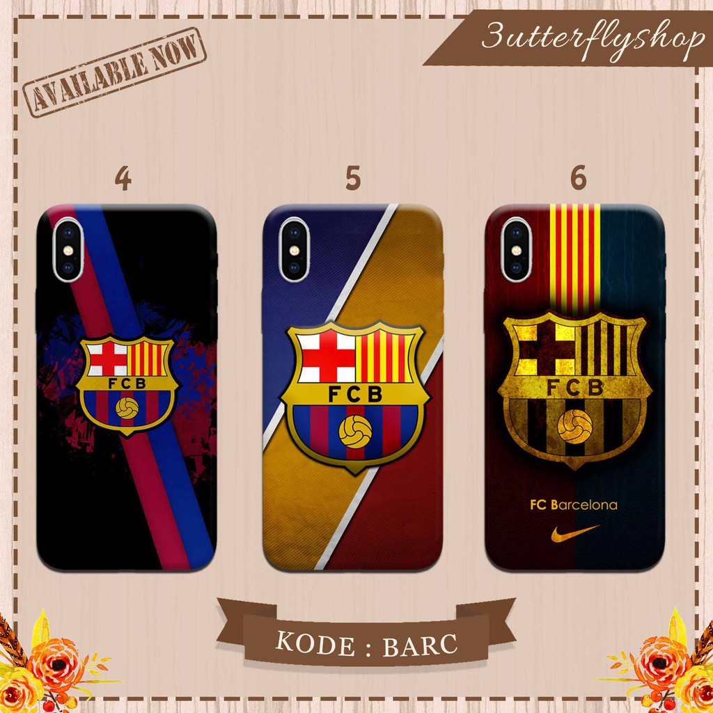 Barcelona FC logo casing case HP xiaomi samsung iphone oppo vivo realme redmi meizu