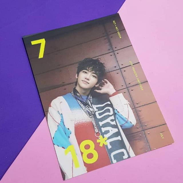 SG18 NCT Jaemin Postcard + Pc (Season Greeting 2018 postcard + photocard season greetings)