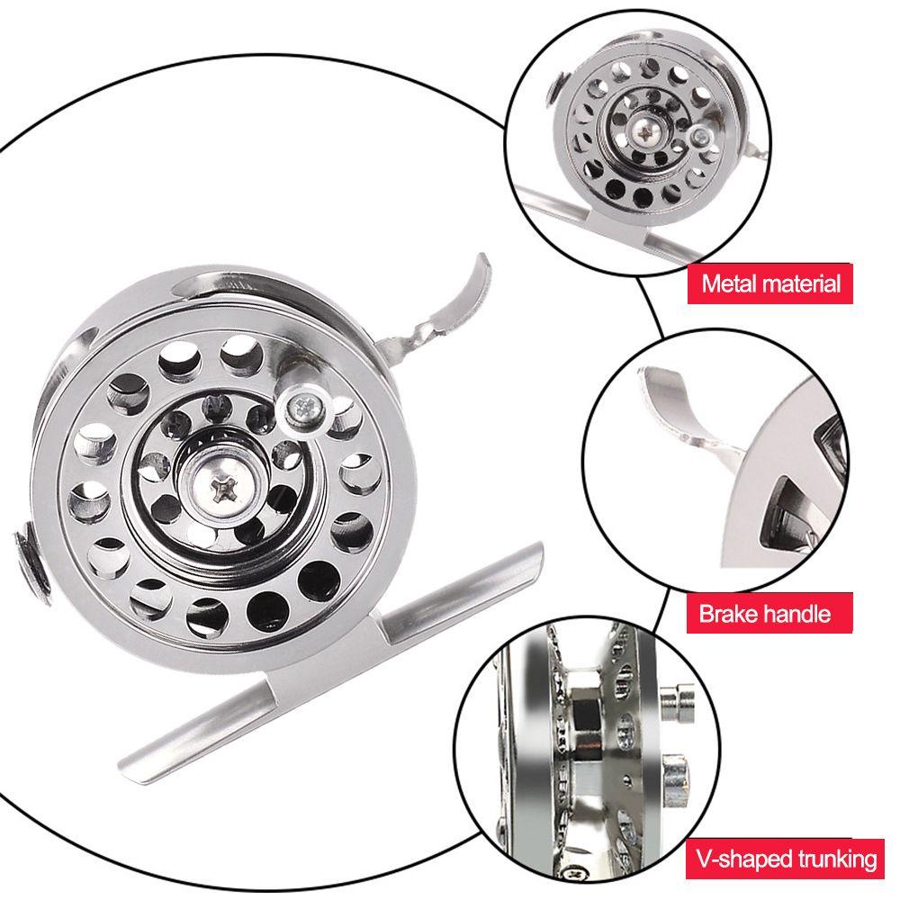 TOP Roda Pancing Es Stabil 1BB Gagang Halus Pengecoran Umpan Metal Reels