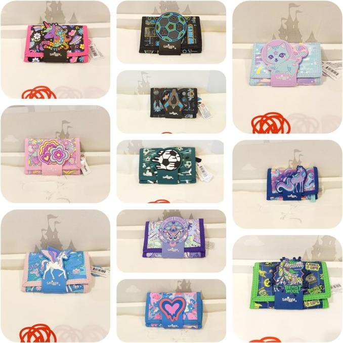 SMIGGLE WALLET UNICORN CAT DINO BALL ORIGINAL SALE - Dino Hijau